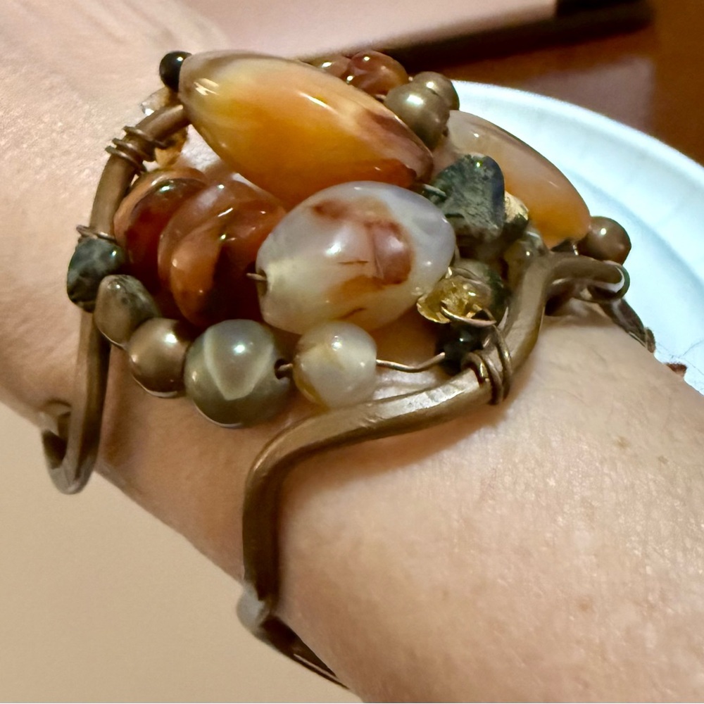 Funky Chunky Multi-Stone Bracelet - Picture 9 of 16